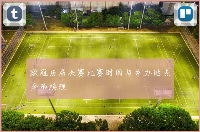 欧冠历届决赛比赛时间与举办地点全面梳理