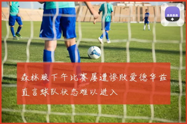 森林狼下午比赛屡遭惨败爱德华兹直言球队状态难以进入
